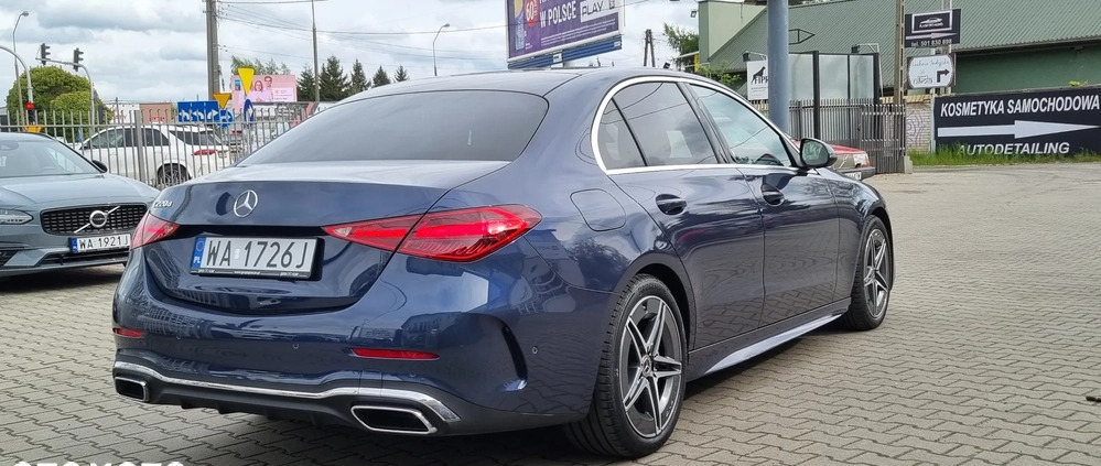 Mercedes-Benz Klasa C cena 209000 przebieg: 6000, rok produkcji 2023 z Tykocin małe 137